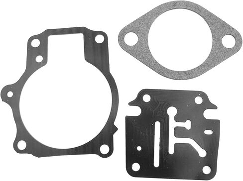 WINGOGO 396701 Carburetor Rebuild Kit with Float Replaces Johnson Evinrude OMC 9.9 15 18 20 25 28 30 35 40 45 48 50 55 60 65 70 75 HP Carb Repair kit Parts Sierra 18-7222 0396701 392061 398729 in Saudi Arabia
