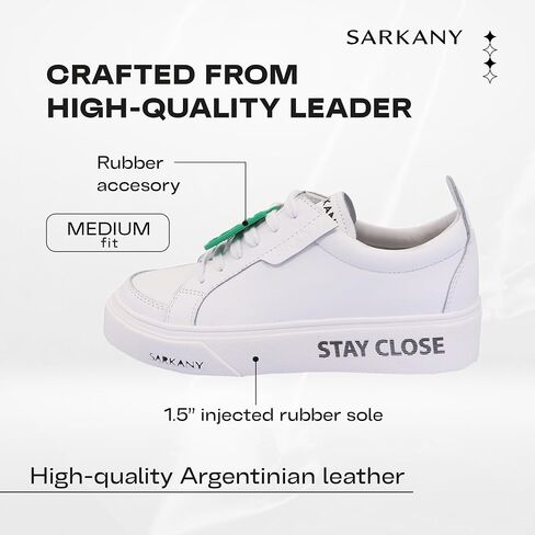 RICKY SARKANY | Sneakers for Women | Leather & Faux Leather | Running Shoes for Women | Aesthetic Clothes - Shoes for Women | Tennis Shoes Womens - Walking Shoes Womens in Saudi Arabia