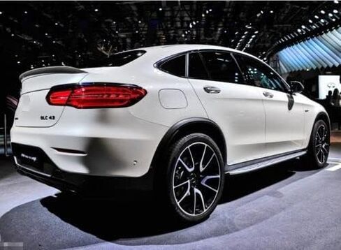 Side Steps Fit for Mercedes Benz GLC Coupe C253 2016-2021 Running Board Nerf Bar Factory Style,black/silver in Saudi Arabia