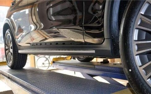 Side Steps Fit for Mercedes Benz GLC Coupe C253 2016-2021 Running Board Nerf Bar Factory Style,black/silver in Saudi Arabia