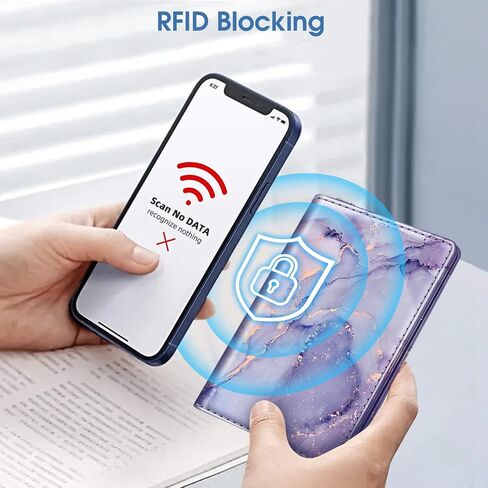 محفظة Fintie Airtag لحمل جواز السفر مع قطعتين من بطاقات الأمتعة، غطاء حافظة إكسسوارات السفر لمنع تحديد الهوية بموجات الراديو للنساء والرجال in Saudi Arabia