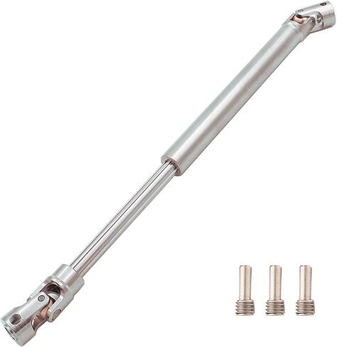 Universal Stainless Steel Drive Shaft Heavy-Duty Driveshafts for Axial SCX10 90046 AXI03007 TRX4 Redcat Gen8 1/10 RC Car Crawler Upgrade 155mm-240mm(1PC) in Kuwait