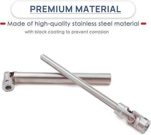 Universal Stainless Steel Drive Shaft Heavy-Duty Driveshafts for Axial SCX10 90046 AXI03007 TRX4 Redcat Gen8 1/10 RC Car Crawler Upgrade 155mm-240mm(1PC) in Kuwait