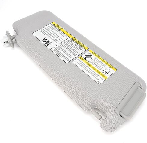 واقي من الشمس على الجانب الأيسر للسائق مع ضوء فانيتي متوافق مع 2010-2023 Toyota 4Runner استبدال # 74320-35A91-B1 (بيج) in Kuwait