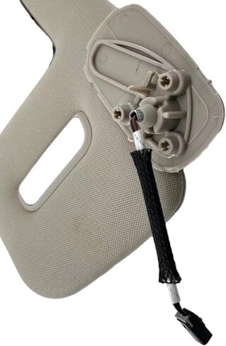 Driver LH Side Sun Visor Replacement Left Driver Side, Compatible with Cadillac Compatible with Chevy Compatible with GMC, Replace 22850306 Beige in Saudi Arabia