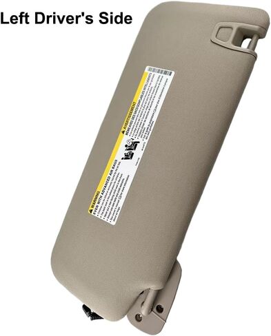 Driver LH Side Sun Visor Replacement Left Driver Side, Compatible with Cadillac Compatible with Chevy Compatible with GMC, Replace 22850306 Beige in Saudi Arabia