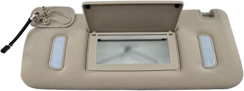 Driver LH Side Sun Visor Replacement Left Driver Side, Compatible with Cadillac Compatible with Chevy Compatible with GMC, Replace 22850306 Beige in Saudi Arabia