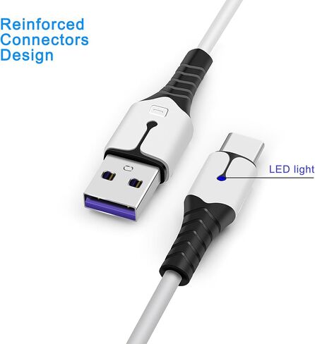 PS5 Controller Charging Cable 6.56FT for Switch Controller/Xbox Series Controller/PS5 DualSense Controller and Compatible with Other USB Type-C Devices Quick Charging Cord in Saudi Arabia