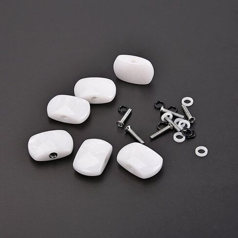 Alnicov Guitar Tuning Peg Tuners Machine Heads Buttons Knobs Handle for Guitar Parts Set of 6 in Saudi Arabia