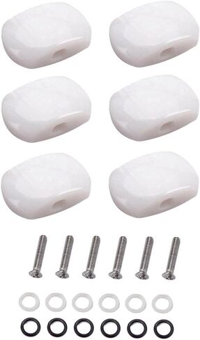Alnicov Guitar Tuning Peg Tuners Machine Heads Buttons Knobs Handle for Guitar Parts Set of 6 in Saudi Arabia
