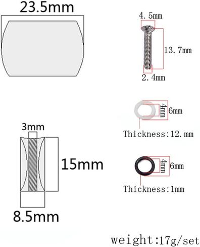 Alnicov Guitar Tuning Peg Tuners Machine Heads Buttons Knobs Handle for Guitar Parts Set of 6 in Saudi Arabia