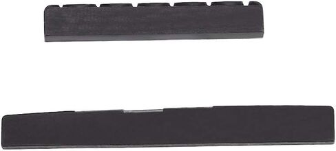 Bnineteenteam Guitar Nut Saddle,1set of Ebony Nut with Saddle 6 Slots for 6 St Classic Guitars in Saudi Arabia