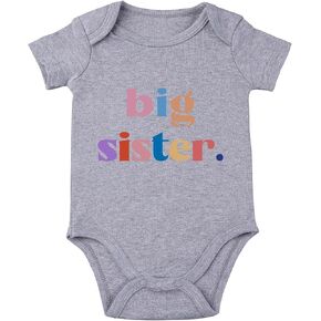 listery Big Sister Baby Bodysuit Promoted To Big Sister Romper Baby Bodysuit Sis Babies Infant in Saudi Arabia