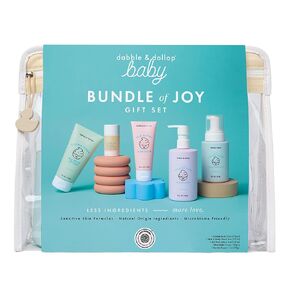 Dabble & Dollop Baby Bath Gift Set – Newborn Essentials with Tear-Free Baby Soap, Bubble Bath, Lotion, Diaper Cream & Balm, Fragrance-Free & Safe for Sensitive Skin (5 Full-Sized Products) in Saudi Arabia