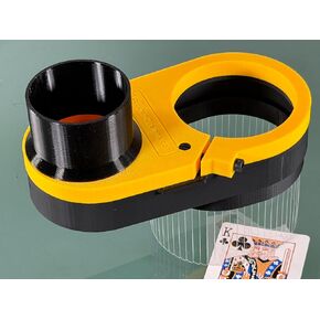 Extended Reach CNC Dust Shoe for 80mm Spindle/Router, Clear Flexible Screen Dust Boot, Magnetic Quick-Release Split Base, 2-1/2" Vacuum Port, Transparent Dust Collection Boot (80mm Dia.) in Kuwait