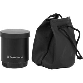 2X Teleconverter Lens for M42mm Mount, Camera Lens Converter, 650 1300mm to 900mm 420 800mm Telephoto Converter with Front and Rear Lens Covers, Quality Optical Glass for DSLR Cam in Saudi Arabia