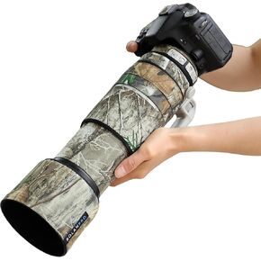 Rolanpro Lens Cover for Canon EF 100-400mm F4.5-5.6 L is II USM, Waterproof Camo Rain Coat Lens Protective Sleeve Case for Wildlife Photography, Bird Watching & Outdoor Shooting #UCP in Saudi Arabia