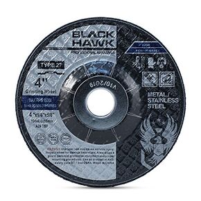 Depressed Center Metal Grinding Wheels for Angle Grinders, 4.5" x 1/4" x 7/8" - 5 Pack in Saudi Arabia