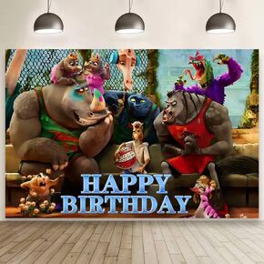 Background Goat Birthday Decorations, Goat Happy Birthday Banner Backdrop for Birthday Party Supplies (5x3ft) in Kuwait