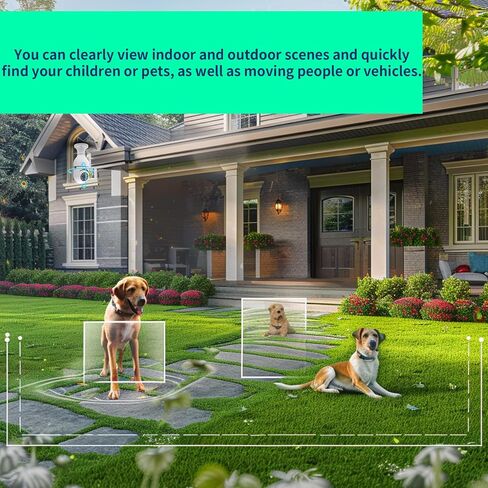 Light Bulb Security Camera, 2K/3MP Outdoor Wireless 2.4G Hz WiFi E27 Camera for Home Security, 24/7 Recording, Motion Detection and Alarm (Dual Lens) (1) in Saudi Arabia
