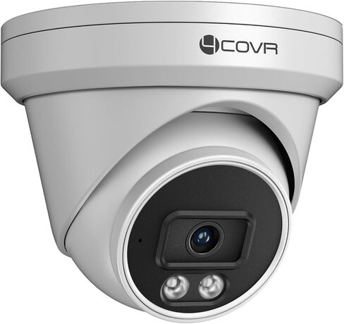 4COVR Security Camera Outdoor, 5MP PoE Wired Surveillance Video, LY97SA5MA | IP Camera Built-in Mic, Smart AI Person/Vehicle Detection, 100ft IR HD Night Vision, 2.8mm Lens, IP67 Weatherproof in Kuwait