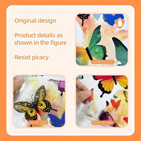 Butterfly Girl Wall Stickers Colorful Butterflies Wall Decals Fairy Flower Peel and Stick Wall Art Decals for Girls Bedroom Baby Nursery in Saudi Arabia