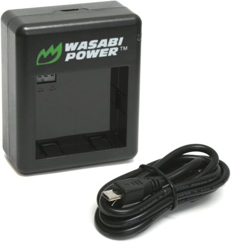 Wasabi Power Dual USB Battery Charger for Xiaomi Yi Sport Action Camera in Saudi Arabia