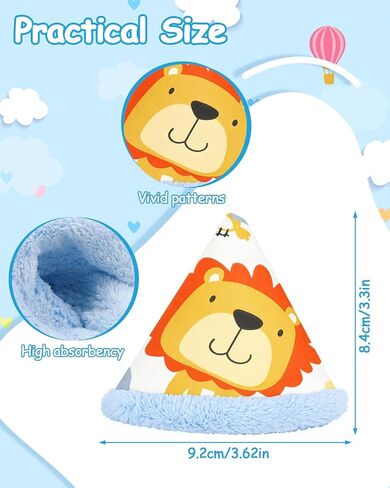 16 Pcs Coral Velvet Pee Covers Baby Boy, Reusable Leak-Proof Guard | Diaper Changing Accessories for Baby Boys. Leak-Proof Pee Guard Prevents Splashes and Keeps Diaper Changing Clean and Dry in Saudi Arabia