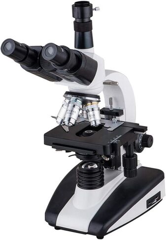 Microscope, XSP300SM Trinocular Biological Compund Microscope Teaching Metal with Light Source for Lab Education in Saudi Arabia