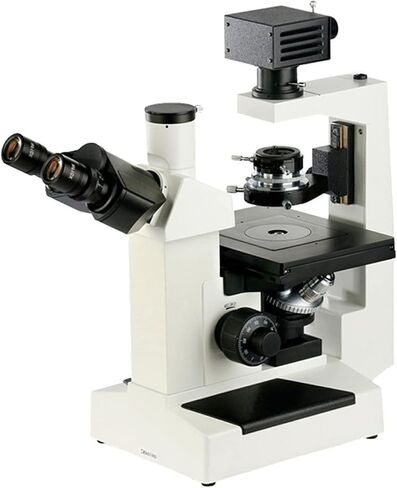Microscope, 400X Trinocular Inverted Biological Microscope Laboratory Tissue Cell Culture Phase Contrast Microscope in Saudi Arabia