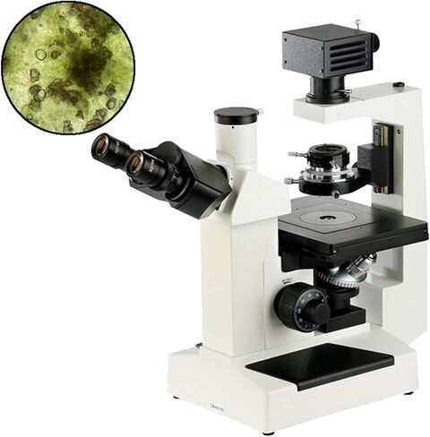 Microscope, 400X Trinocular Inverted Biological Microscope Laboratory Tissue Cell Culture Phase Contrast Microscope in Saudi Arabia
