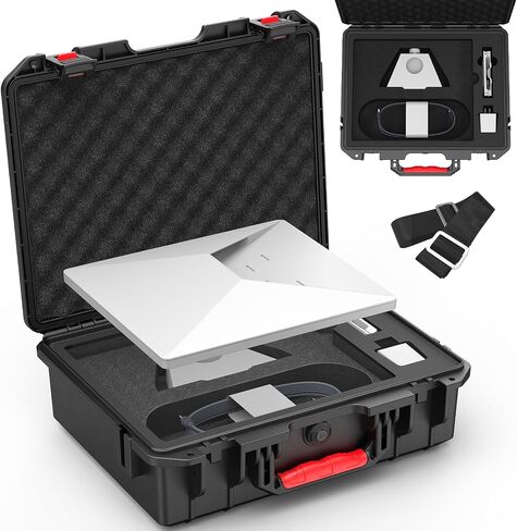 Starlink Mini Case-Waterproof Hard Travel Case for Starlink Accessories | Shockproof & Waterproof Storage Solution with Dual Carry Options, Perfect for Travel, Camping & RV Adventures in Saudi Arabia