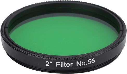 2 Inch Moon Filter for Astronomical Telescope, High Transmission Aluminum Alloy Telescope Filter, Lightweight 50.8mm Lunar Observation Accessory with Storage Box for in Saudi Arabia