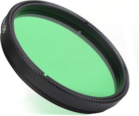 2 Inch Moon Filter for Astronomical Telescope, High Transmission Aluminum Alloy Telescope Filter, Lightweight 50.8mm Lunar Observation Accessory with Storage Box for in Saudi Arabia