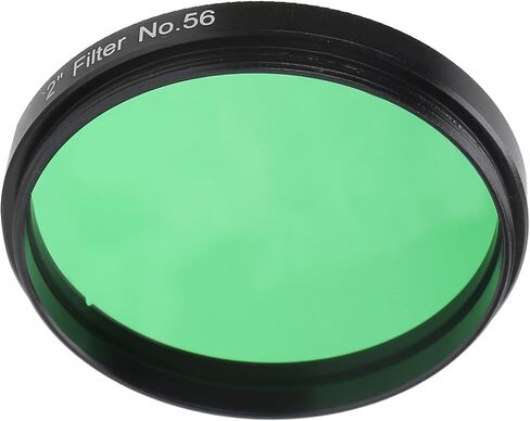 2 Inch Moon Filter for Astronomical Telescope, High Transmission Aluminum Alloy Telescope Filter, Lightweight 50.8mm Lunar Observation Accessory with Storage Box for in Saudi Arabia