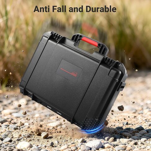 Hard Carring Case for Insta360 X5 Dive Case Accessories | Waterproof Protective Hardshell Dual Layers Cases for Insta 360 X5 Bundle Combo with Shoulder Strap in Saudi Arabia