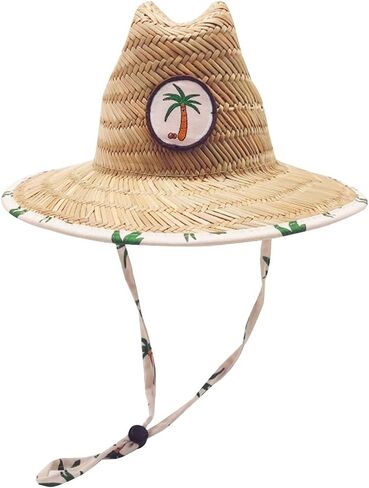 Palm Tree Baby Lifeguard Hat - Beige in Saudi Arabia