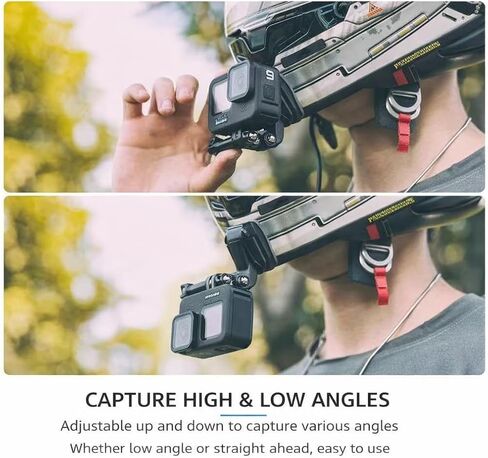 SHOEI RF1400 Chin Mount Kits Made for Z8 NXR2 X-SPR PRO Camera Mount Kit Customize Base Compatible with Gopro Hreo Ins360 Srago DJI Etc. (Carbon Fiber Base) in Saudi Arabia