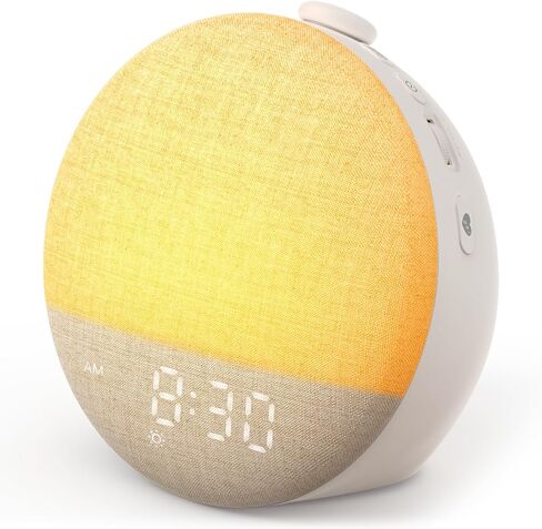 Dreamegg Sunrise 2 Sunrise Alarm Clock, Sound Machine for Sleep, 29 Sounds | White Noise Machine, Gentle Sunrise Alarm, One-Tap Favorites, Dimmable Night Light, No App, Adults Kids Bedrooms in Saudi Arabia