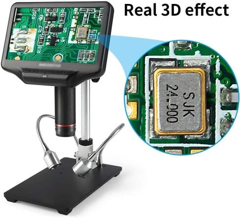Digital Biological Microscope Camera 3D with 7' LCD Video Microscopes for in Saudi Arabia