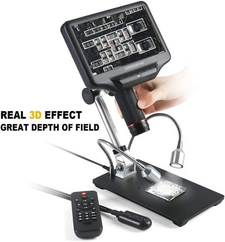 Digital Biological Microscope Camera 3D with 7' LCD Video Microscopes for in Saudi Arabia