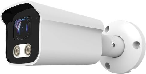 8MP PoE IP Bullet Camera, Bullet Security IP Camera Outdoor Indoor, Smart Color Night Vision, Built in Mic, Waterproof IP66, 2.8mm Wide Angle Lens, 24/7 Recording, NDAA Compliant in Saudi Arabia