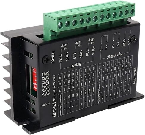 5pcs Micro Step Driver DM542S for 23 Motor Stepper Driver 9-42VDC max, 57 Series Stepper Motor in Saudi Arabia