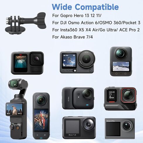 Chest Mount Quick Release for Insta 360 X5 X4 air X3 Luna Accessories | ACE Pro 2 Go Ultra Large Size for DJI Osmo 360 Action 6 5 4 Nano Magnetic Strap for GoPro Lit Hero 13 MAX 2 (Upgraded) in Saudi Arabia