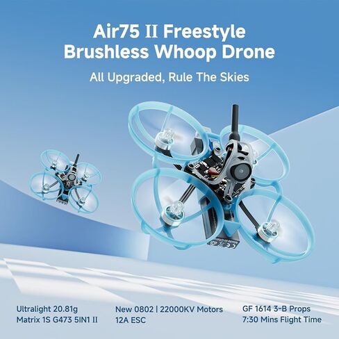 BETAFPV Air75 II Brushless Whoop Quadcopter Ultralight for FPV Freestyle in Saudi Arabia