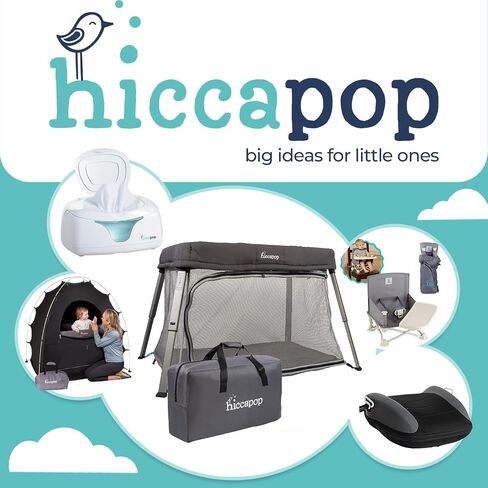 Hiccapop Portable Travel Crib for Baby with Waterproof Base & Carry Bag in Saudi Arabia