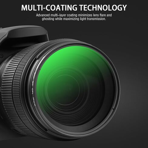 77mm CPL Filter - Bundle with - L-Type Metal Binocular Fixed Bracket in Saudi Arabia