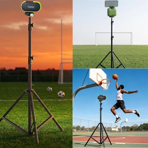 9.19 FT Tripod Stand for Xbotgo Falcon, Chameleon | Heavy Duty Stable Structure with Carry Bag/Sandbag, Perfect for Recording Basketball, Volleyball, Socer Matches in Saudi Arabia