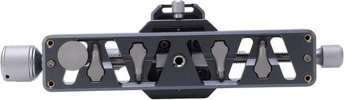 Macro Focusing Rail Slider for Digital SLR Cameras, Precision Camera Close Up Rail with Dual Arca Mount, 16cm Effective Stroke Aluminum Alloy Rail for Macro in Saudi Arabia
