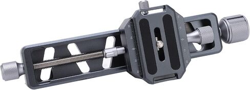 Macro Focusing Rail Slider for Digital SLR Cameras, Precision Camera Close Up Rail with Dual Arca Mount, 16cm Effective Stroke Aluminum Alloy Rail for Macro in Saudi Arabia